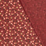 tessuto in cotone popeline Rose classiche – rosso scuro/oro,  thumbnail number 4