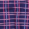 popeline di cotone Quadri ondulati | Poppy Fabrics – indaco/rosa,  thumbnail number 2