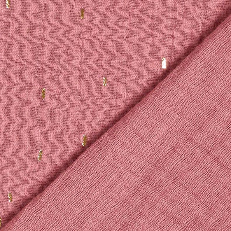 mussola, stampa laminata, rettangolo | by Poppy – rosa anticato,  image number 4