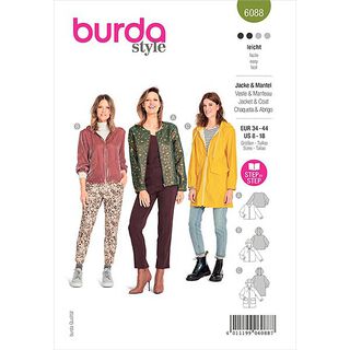 cappotto, Burda 6088 | 34-44, 