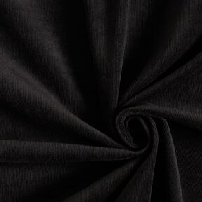 velluto a costine stretch – nero, 
