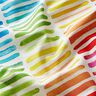 tessuto arredo mezzo panama strisce arcobaleno – bianco,  thumbnail number 2