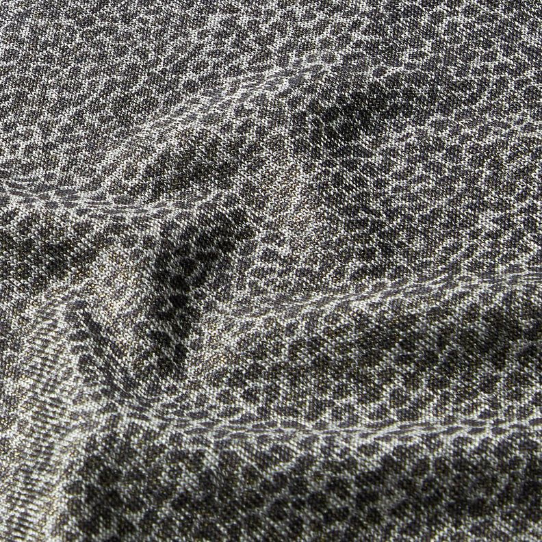 Jersey jacquard con motivo leopardato – oro effetto metallizzato/grigio,  image number 2