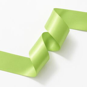Nastro in satin [25 mm] – verde mela, 