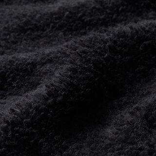 Sherpa in cotone tinta unita – nero, 