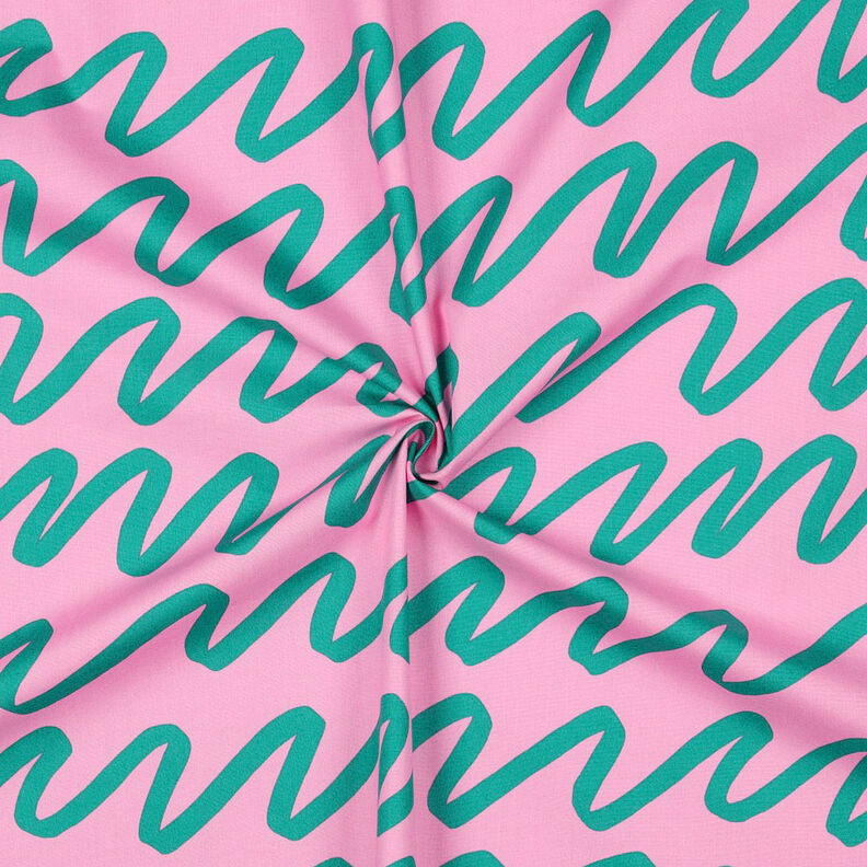 popeline di cotone Making Waves | Nerida Hansen – rosa,  image number 3