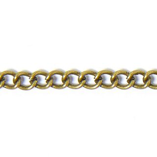 Catena a maglie [3 mm] – oro vecchio metallica anticato, 