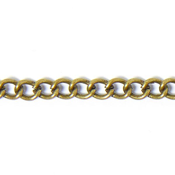 Catena a maglie [3 mm] – oro vecchio metallica anticato,  image number 1