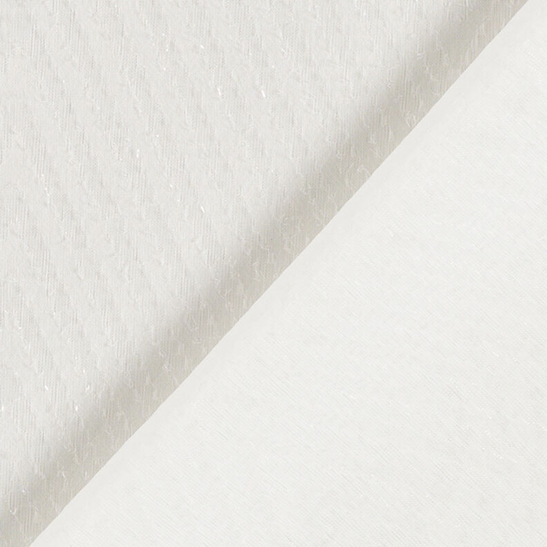 Chiffon con brillantini a zig-zag – bianco,  image number 4