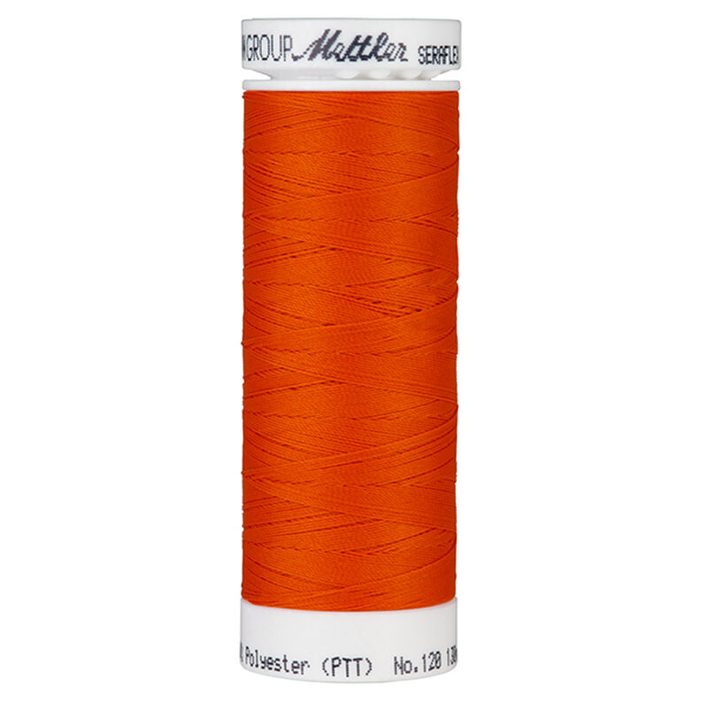 Cucirino Seraflex per cuciture elastiche (0450) | 130 m | Mettler – arancione,  image number 1