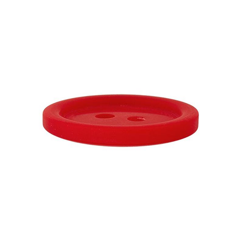 bottone in plastica 2 fori basic - rosso,  image number 2