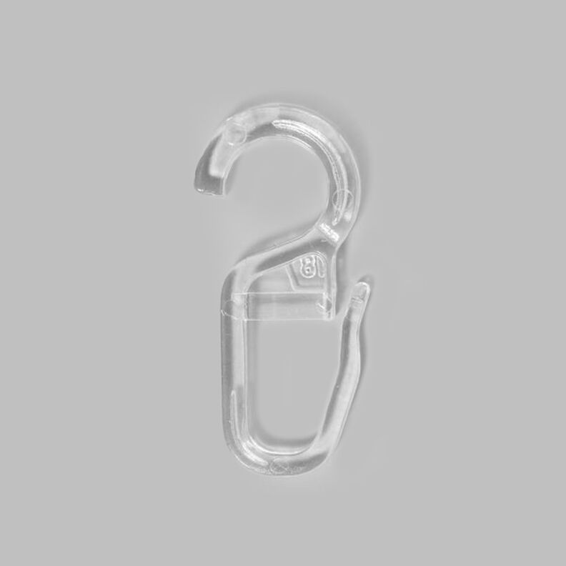 Ganci a clip [10 mm] 10 pezzi – trasparente | Prym,  image number 2