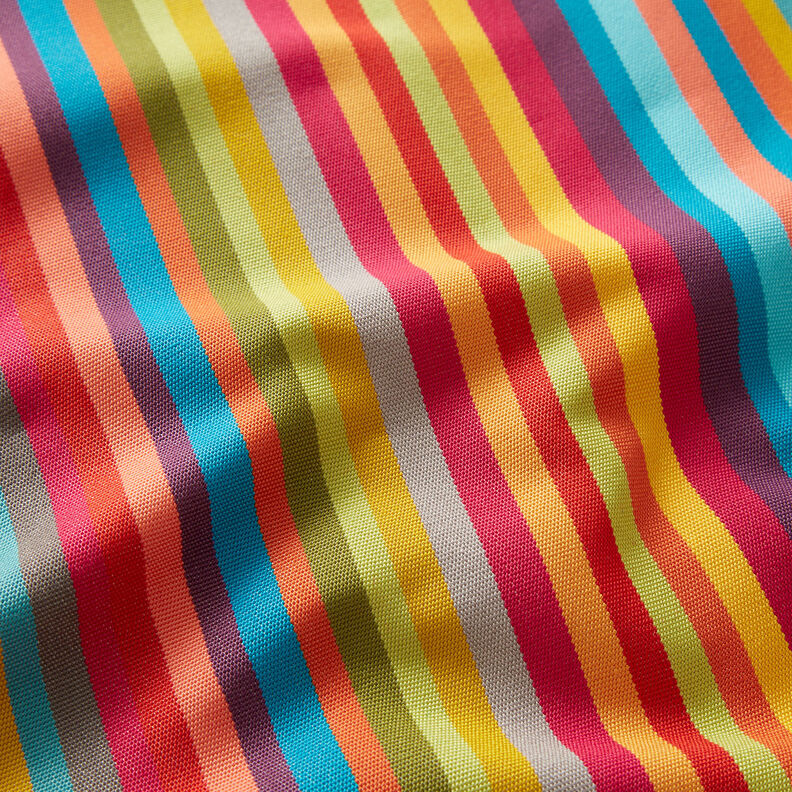 Outdoor Tessuto per sedia a sdraio Righe longitudinali 45 cm – lampone/azzurro,  image number 3