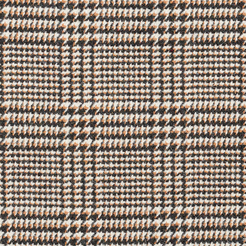 tessuto per cappotti, Principe di Galles – antracite/beige,  image number 1