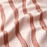 tessuto arredo mezzo panama Righe ondulate – rosso/rosé,  thumbnail number 2