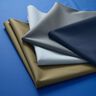 tessuto per impermeabili tinta unita – blu-argento,  thumbnail number 5