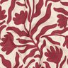 felpa garzata non sbiancato fiori | Poppy Fabrics &ndash; crema/bacca,  thumbnail number 2