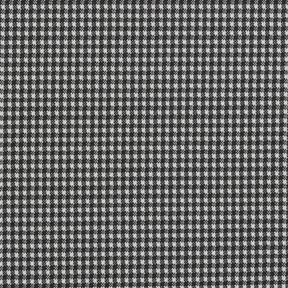 Tessuto jacquard a piccoli quadri con pepita – nero/bianco, 