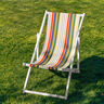 Outdoor Tessuto per sedia a sdraio Righe longitudinali 44 cm – naturale,  thumbnail number 5