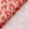 tessuto in cotone cretonne Foglie astratte – terracotta/avorio,  thumbnail number 4