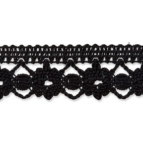 pizzo a tombolo [ 22mm ] – nero, 