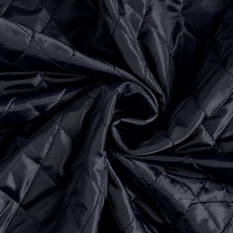 Fodera trapuntata a rombi – nero-azzurro,  image number 4