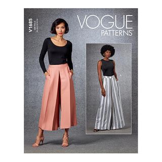 gonna pantalone, Vogue 1685 | 32-40, 