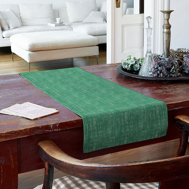 tessuto arredo Iuta tinta unita 150 cm – verde abete, image number 7