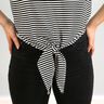 FRAU BILLE - camicia casual annodata in vita con maniche a risvolto, Studio Schnittreif | XS - L,  thumbnail number 3
