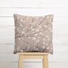 tessuto arredo mezzo panama Rami in fiore – talpa,  thumbnail number 7