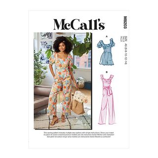 jumpsuit, McCall´s 8203 | 42-50, 