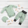 Jersey a nido d’ape margherite – menta chiaro,  thumbnail number 7