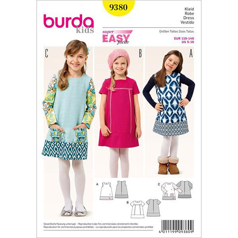 abito, Burda 9380,  image number 1