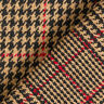 Tessuto in cotone per cappotto Principe di Galles – moca,  thumbnail number 4
