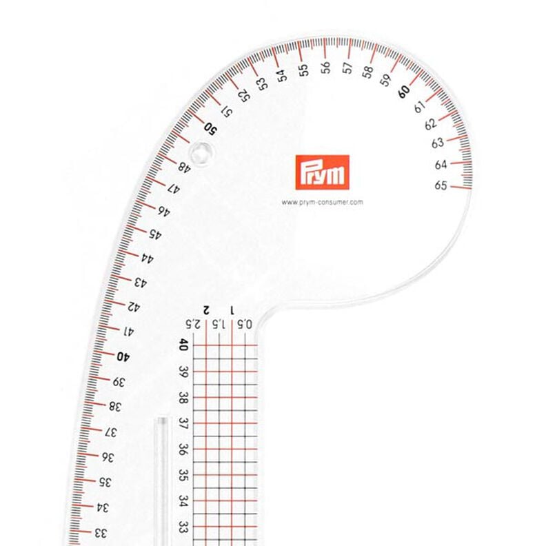 Curvilineo 40 x 65 cm – transparente | Prym,  image number 2