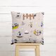 tessuto arredo mezzo panama topi – naturale/blu,  thumbnail number 9