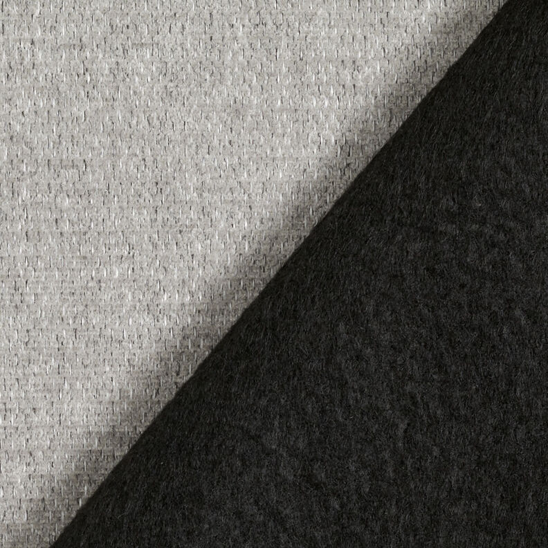 tessuto da tappezzeria ciniglia mélange – grigio chiaro/grigio argento, image number 3