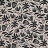 tessuto arredo gobelin Piante astratte – beige chiaro/nero,  thumbnail number 1