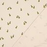 GOTS jersey di cotone pere | Poppy Fabrics – beige chiaro/verde oliva chiaro,  thumbnail number 4