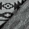 Tessuto in maglia con motivo Ikat – grigio/nero,  thumbnail number 4