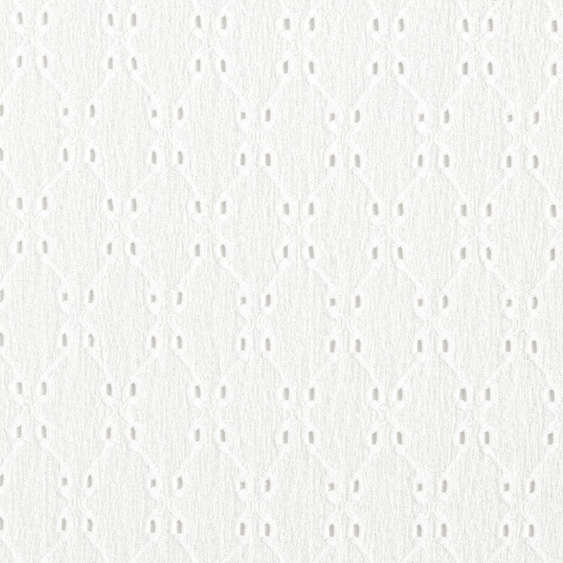 Maglia effetto Krinkle con ricamo inglese – bianco,  image number 1