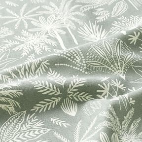 tessuto arredo mezzo panama Palme astratte – canna/natura – canna palustre/naturale, 