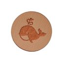 applicazione balena [ 23 mm ] – beige, 