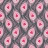 jersey di cotone Pavone | Stoff&Liebe – grigio ardesia/rosa fucsia acceso,  thumbnail number 1