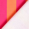 tessuto arredo mezzo panama Rigato – rosa fucsia acceso/arancione,  thumbnail number 4