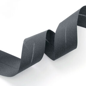 Nastro in sbieco Polycotton [50 mm] – grigio scuro, 