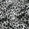 Stampa digitale leopardo delle nevi spazzolato French Terry – nero/bianco,  thumbnail number 2