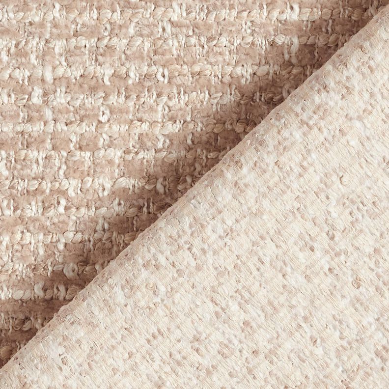tessuto da tappezzeria Aspetto bouclé colorato – anemone/beige chiaro, image number 3