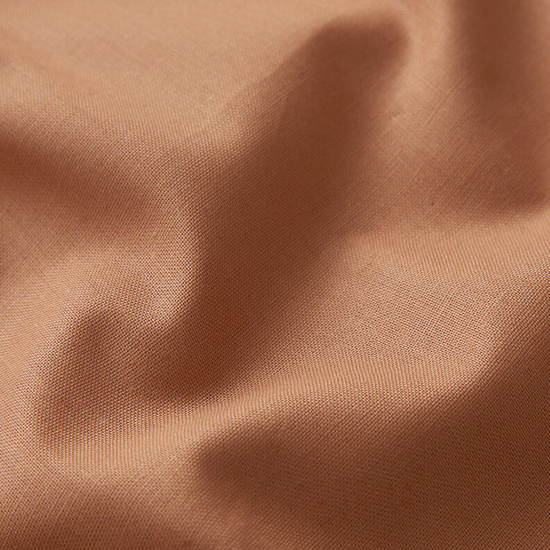 tessuto in cotone cretonne tinta unita – cannella,  image number 2