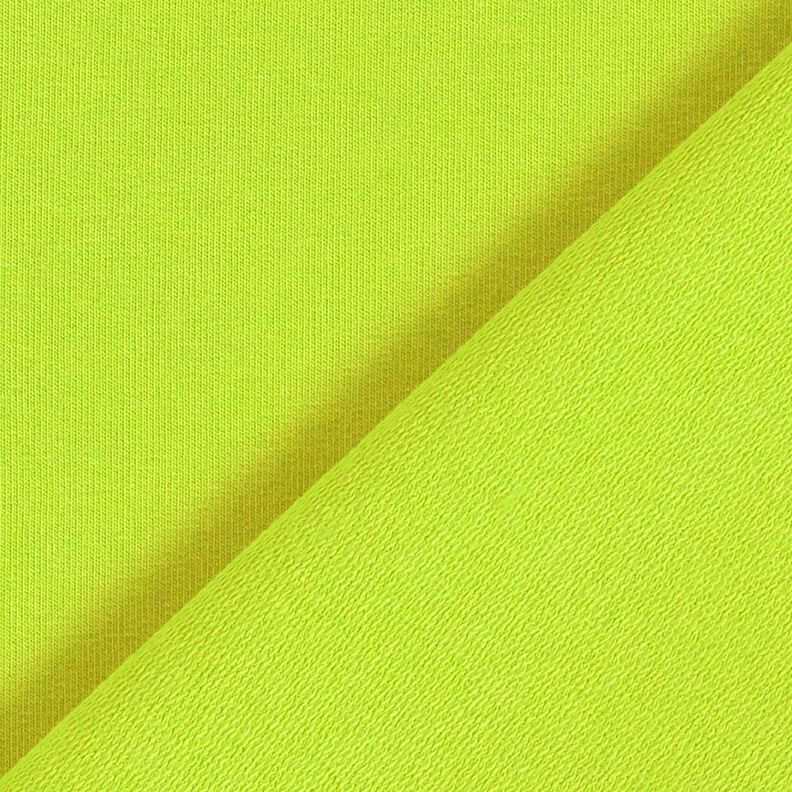 French terry leggero tinta unita – verde lime, image number 3